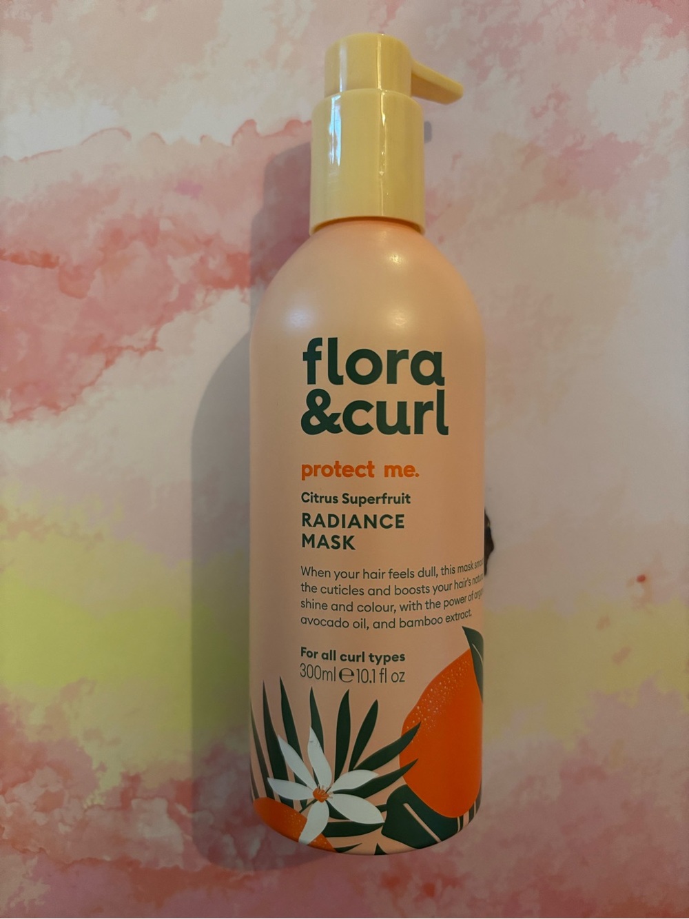 Brand new and Unused Protect Me Radiance Mask - Peach/Yellow